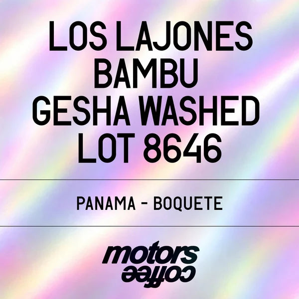 Los Lajones Bamboo Gesha Washed Lot 8646