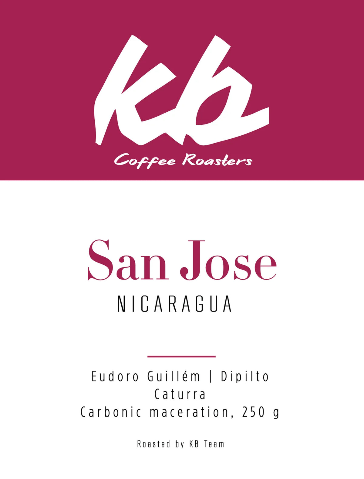 San José - Nicaragua {Caturra - Carbonic Maceration}