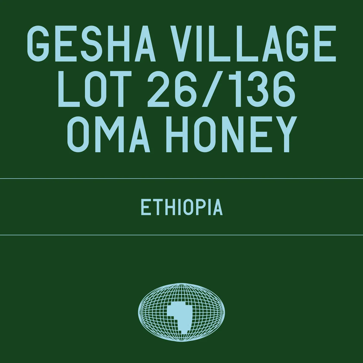 Gesha Village - Ethiopia {Oma Honey}