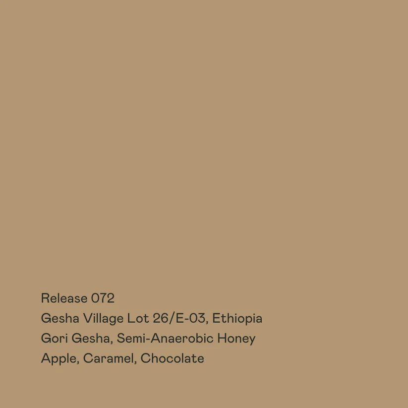 Gesha Village Lot 26/E-03 - Ethiopia {Semi-Anaerobic Honey}