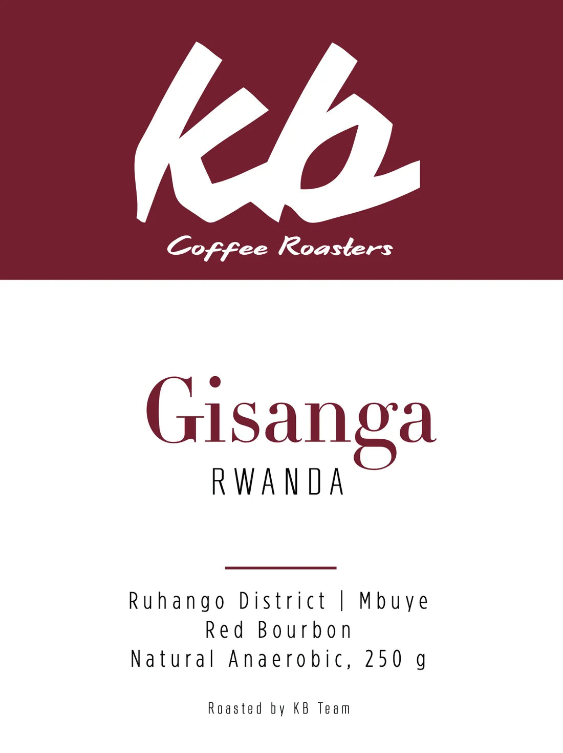 Gisanga - Rwanda {Natural Anaerobic}