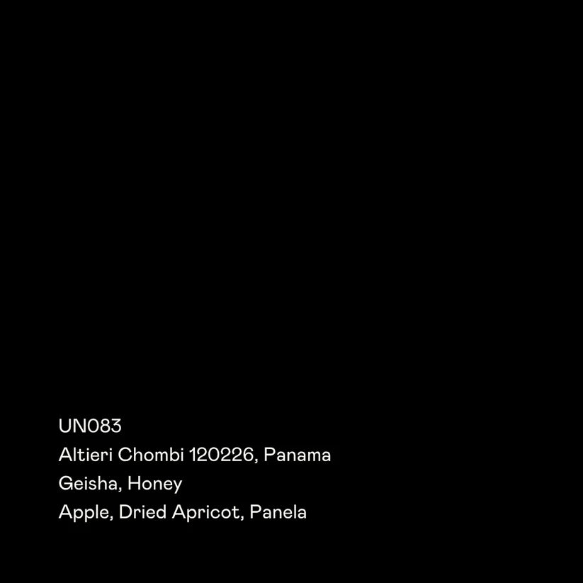 Altieri Chombi 120226 - Panamá {Honey Geisha}