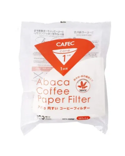 Cafec Abaca Paper Filters - 100 units