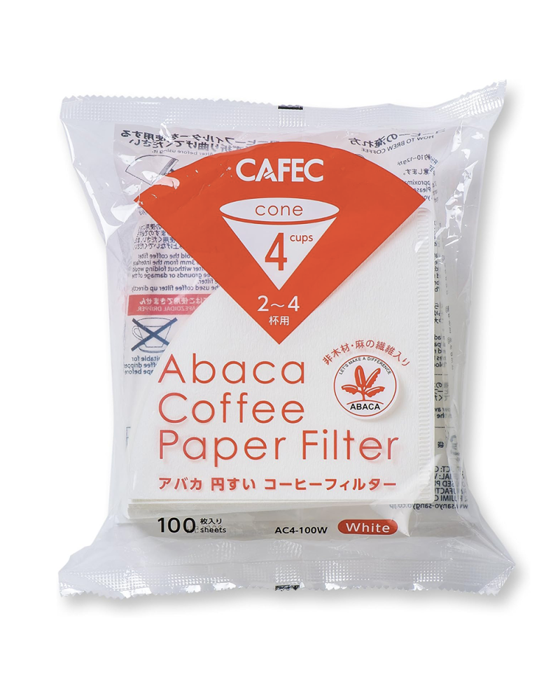 Cafec Abaca Paper Filters - 100 units