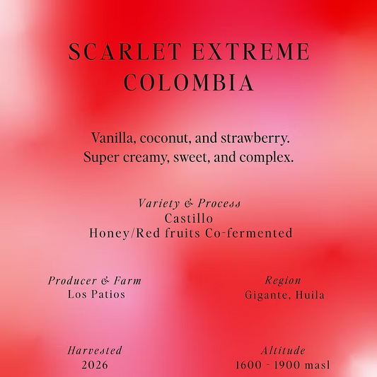Scarlet Extreme, Los Patios - Colombia [Honey Co-Fermented]